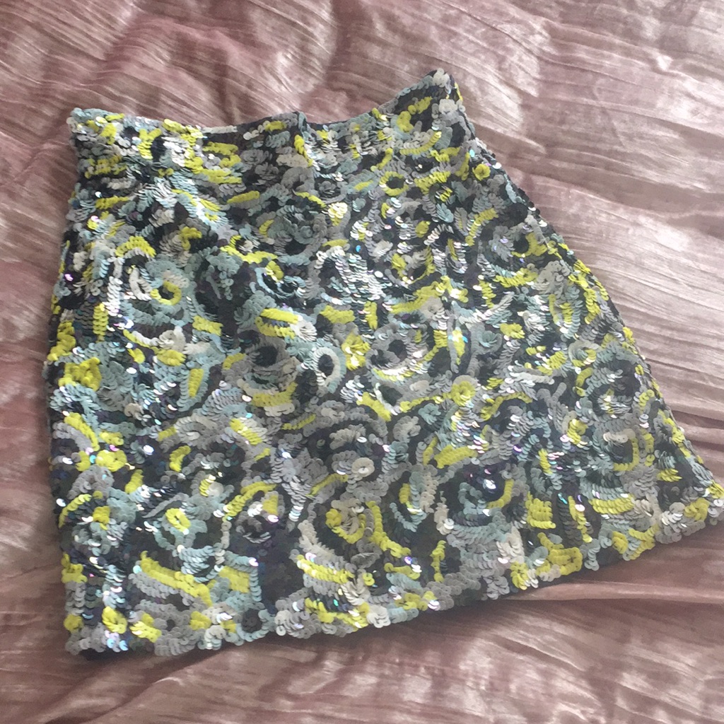 French Connection Sequin Skirt
